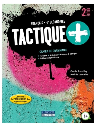 Tactique+ 4 cahier version papier