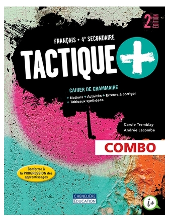 Tactique+ 4 cahier version papier et accès numérique