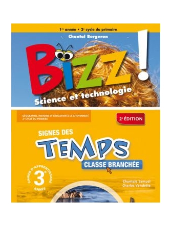 Combo Bizz et Signes des temps 3e année cahiers