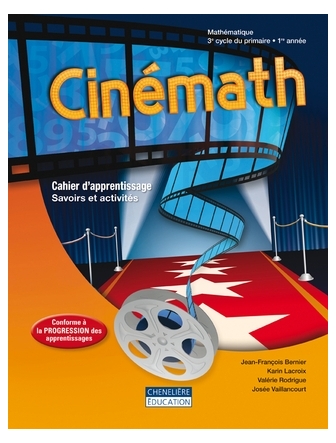 Cinémath 5 cahier d'apprentissage version papier