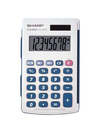 Calculatrice de base SHARP EL-243SB