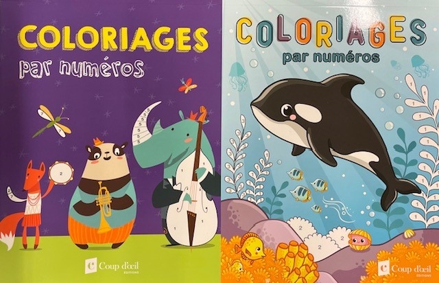 Commandez Cahier à Colorier Modèles Variés | Librairie Soleil