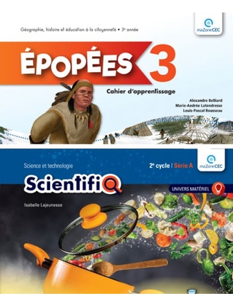 Combo 3 Épopées/ScientifiQ 3e année