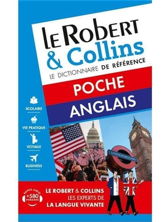 Dictionnaire Robert et Collins anglais-français, français-anglais format poche 2025