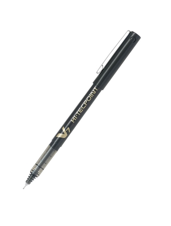 Stylo noir à pointe fine Pilot V7