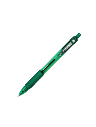 Stylo retractable zebra vert