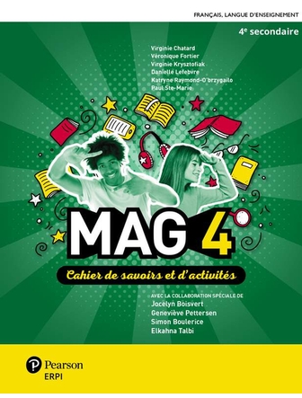 Mag 4 cahier de savoir français 4e secondaire version papier et numérique