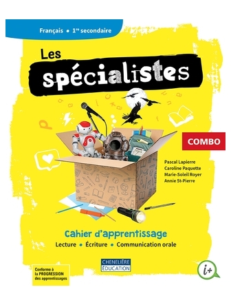 Spécialistes 1re secondaire cahier d'apprentissage version papier + numérique