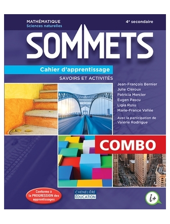 Sommets 4 SN cahier d'apprentissage version papier + accès web