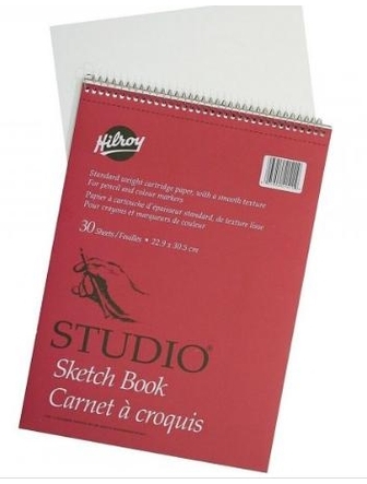 Carnet de croquis Studio Hilroy 9X12 30 pages