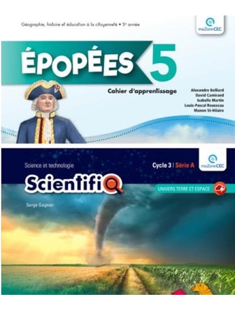 Combo 5 Épopées/ScientifiQ 5e année