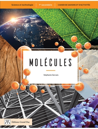 Molécules 1re secondaire cahier d'apprentissage version papier