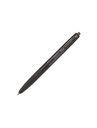 Stylo noir super grip-g pointe fine ou moyenne