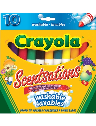 Crayons feutres Crayola paquet de 10 large scentsations