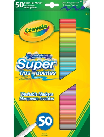 Crayons feutres paquet de 50 supers pointes fines Crayola