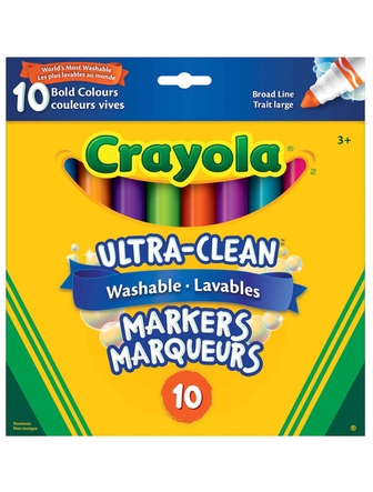 Crayons feutres Crayola paquet de 10 large couleurs vives