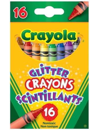 Crayons de cire paquet de 16 scintillants crayola