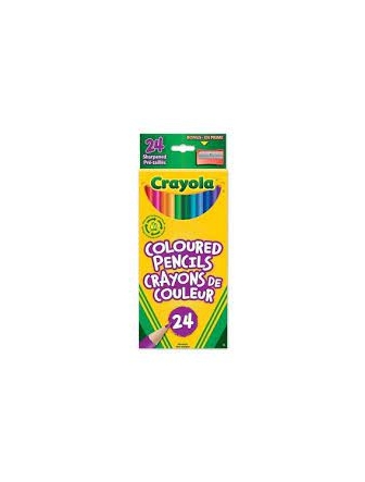 Crayons de couleur Crayola boîte de 24