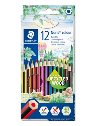 Crayons de couleur Staedtler Noris boîte de 12