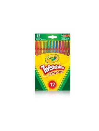 Crayons de cire Crayola Twistables paquet de 12