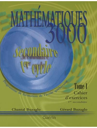 Mathématique 3000 secondaire 1