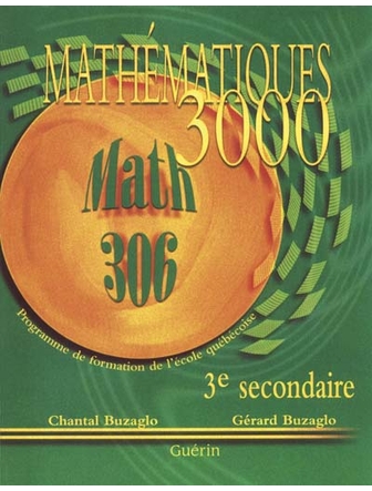 Mathématique 3000 secondaire 3