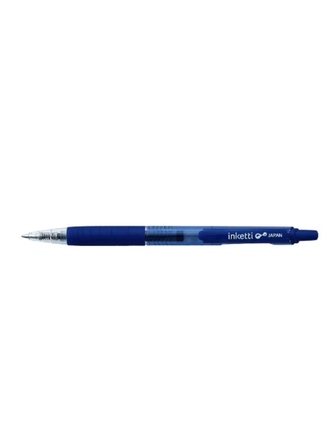 Stylo gel Inketti 0.7mm encre bleue