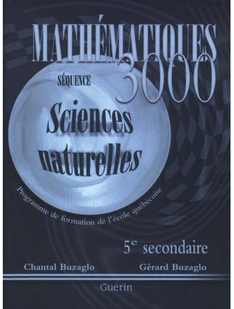 Mathématique 3000 SN secondaire 5