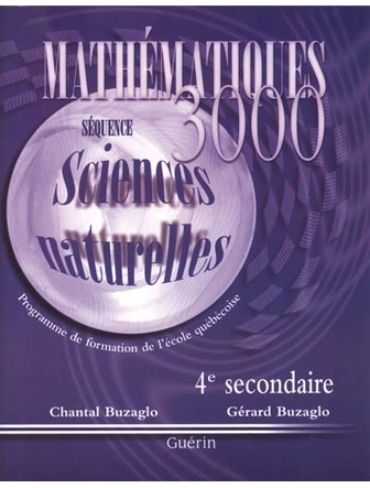 Mathématique 3000 SN secondaire 4