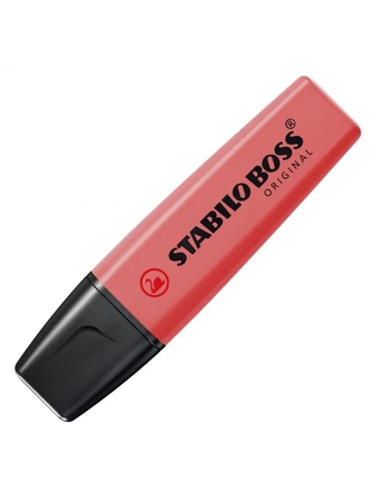 Surligneur Stabilo Boss rouge