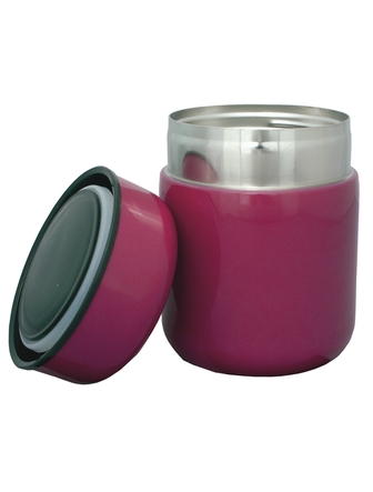 Contenant isotherme (thermos) 350ml en acier inoxydable rose