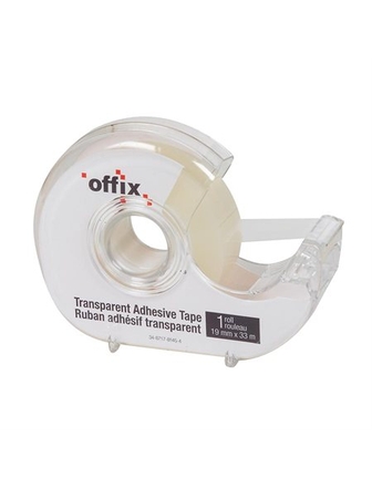 Ruban adhésif transparent 19mm x 33m Offix